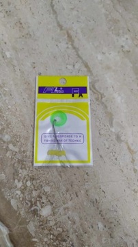 ZESTAW SZEŚCIU 6X STOPER STOPERY BARYŁKI GUMOWE ŻOŁTE ROZMIAR M