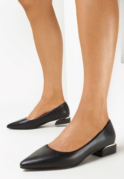 Born2Be Black Женские туфли 36, экокожа, высокий каблук