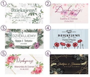 Прямоугольные наклейки для торта «Спасибо, мед»