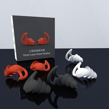 Silicone Sleeping Ear Plugs Sound Insulation Ear