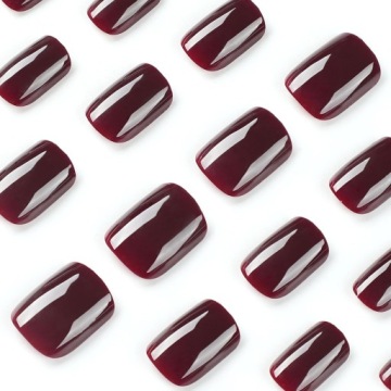 Press on Nail — короткие искусственные ногти, короткие, квадратные, искусственные