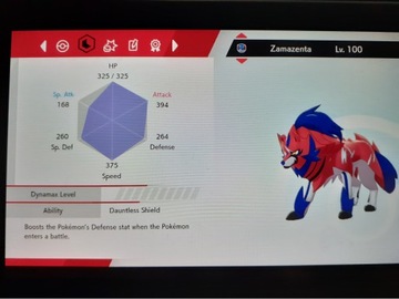 Legendarny Pokemon Zamazenta