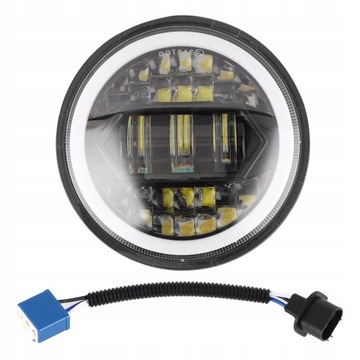9-30V REFLEKTOR MOTOCYKLOWY ŚWIATŁA LED200W Z KABLEM ADAPTACYJNYM H4 DO H13