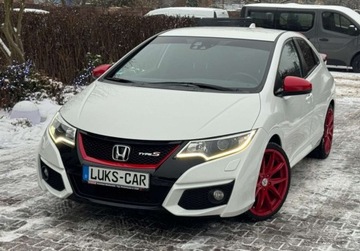 Honda Civic IX Hatchback 5d 1.8 i-VTEC 142KM 2015 Honda Civic 1,8 LIFT Perla Sport Navi Bezwypadkowy Kamera Led Serwis