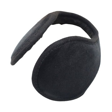 ТЕПЛЫЕ КРУЖКИ ДЛЯ УШЕЙ, ЧЕРНЫЕ Защитная повязка на уши