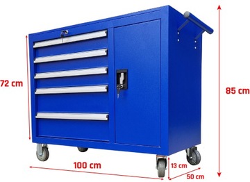 ИНСТРУМЕНТАЛЬНАЯ ТЕЛЕЖКА БОЛЬШОЙ ШКАФ ДЛЯ МАСТЕРСКОЙ METCOR SP003 ШКАФ