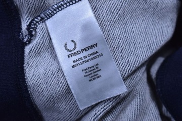 FRED PERRY Logowana Bluza Męska Crevneck / S