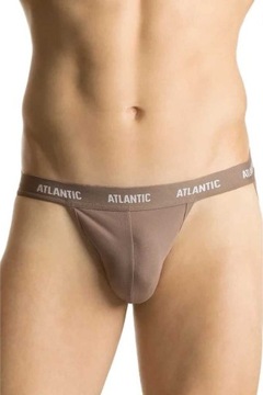 Atlantic Slipy otvorené jockstrap 1571 tmavobéžové M