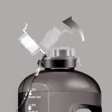 БУТЫЛКА ДЛЯ ВОДЫ СПОРТИВНАЯ БУТЫЛКА С МЕРКОЙ ДЛЯ ФИТНЕС-ЗАЛА 1,5 л