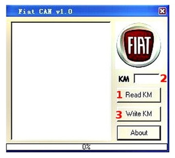 ИНТЕРФЕЙС OBD2 для FIAT KM Tool
