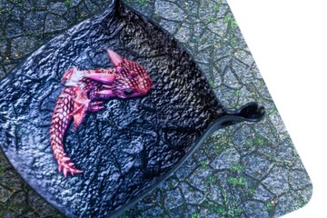 ПОДНОС ДЛЯ КУСОВ ДРАКОН-ЯЙЦО ПОДДОН ДЛЯ КУСОВ 22x22 СМ