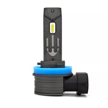 żarówki H11 LED 12V CANBUS CSP 2 szt - 4000lm 5500K homologacja Nowość