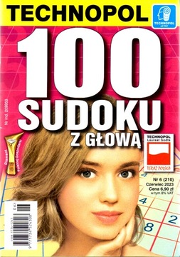 100 Sudoku z Głową. Nr 6/2023.