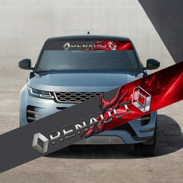 Naklejka na przedniej szybie do Renault
