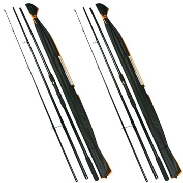 ZESTAW karp 2x wędka JAXON kołowrotek ROD POD Z44