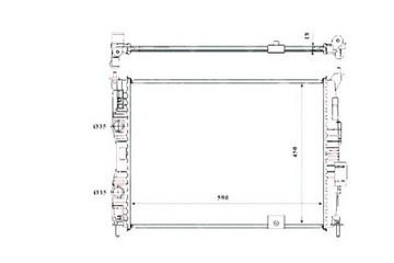 CHLADIČ MOTORU NRF 21400JD00B 21400JD000 120120