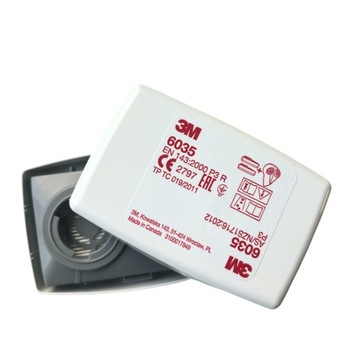 НАБОР ПОЛУМАСКИ АНТИПЫЛЕВАЯ 3М 7502 + ФИЛЬТРЫ 6035