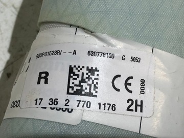 RENAULT KADJAR ПРАВАЯ ШТОРКА БЕЗОПАСНОСТИ ПОДУШКА БЕЗОПАСНОСТИ 985P01528R