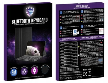 ЧЕРНЫЙ ЧЕХОЛ-КЛАВИАТУРА ДЛЯ APPLE IPAD AIR 5 10,9 дюйма 2022 г. A2589 A2591 A2588