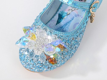FROZEN SHOES FROZEN ELSA БЛЕСТЯЩИЕ БАЛЕТКИ ELZA Размер 23-38