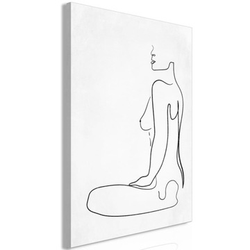 Obraz - Kobieca forma pionowy - 40X60