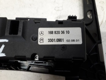MERCEDES A TŘÍDA W168 PANEL PŘEPÍNAČŮ REGULACE ZRCÁTKO 1688203610
