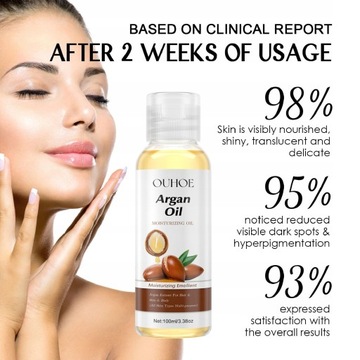 OLEJ ARGANOWY DO MASAŻU CIAŁO WŁOSY TWARZ 200 ml