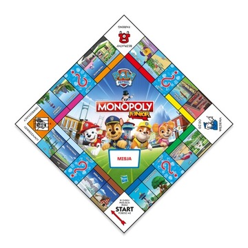 НАСТОЛЬНАЯ ИГРА MONOPOLY JUNIOR PAW PATROL для детей от 5 лет