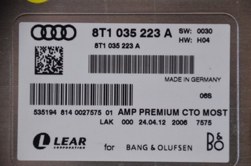AUDI Q5 8R BANG OLUFSEN ДИНАМИКИ 8R0035415C
