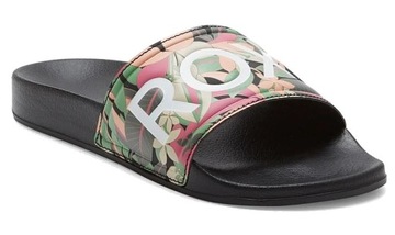 buty Roxy Slippy II - KPM/Black/Pink/Soft Lime