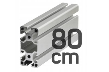 Aluminiowy Profil Konstrukcyjny 40x80 T8 - 80 CM