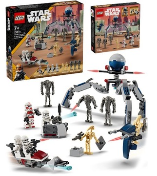LEGO Star Wars 75372 Pakiet bojowy Clone Trooper i Battle Droid Prezent