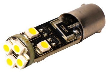 Żarówka Ba9s 12V BIAŁA CANBUS T5W 8-SMD LED
