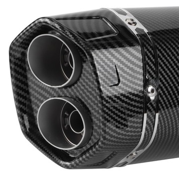 Двойная выхлопная труба с наконечником глушителя