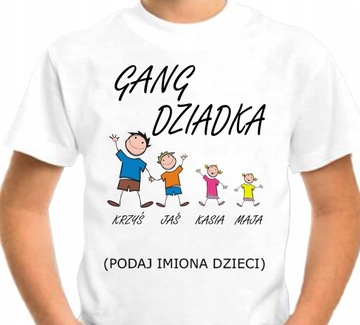 KOSZULKA NA DZIEŃ DZIADKA PREZENT GANG DZIADKA