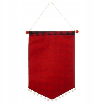 Świąteczna wisząca flaga dekoracja ścienna, E-1PCS