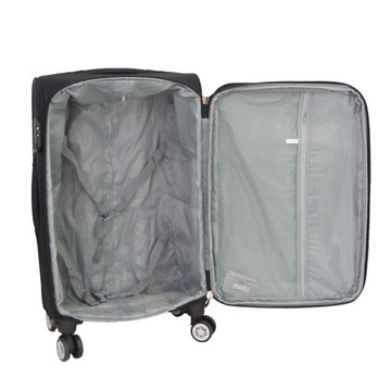 WALIZKA DUŻA NA KÓŁKACH PODRÓŻNA 1700 MIĘKKA MATERIAŁOWA TORBA BAGAŻ