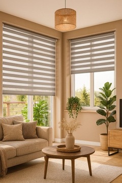 РОЛЛЕТНИЦА неинвазивная Day Night NOA + направляющие + натяжитель 105х150см