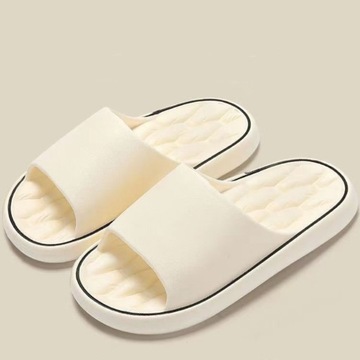 KLAPKI DAMSKIE LEKKIE PIANKOWE BASENOWE BUTY PLAŻOWE NA PLAŻĘ BASEN 40/41