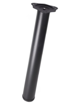 NOGA MEBLOWA DO STOŁU BARU CZARNA H-1100 WYSOKA