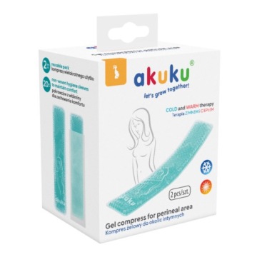 ГЕЛЕВЫЙ КОМПРЕСС ДЛЯ ИНТИМНЫХ ЗОН AKUKU ОХЛАЖДАЕТ И СОГРЕВАЕТ