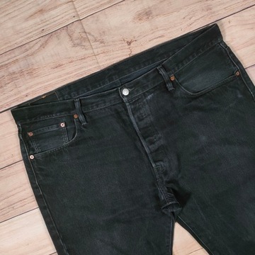 LEVI'S 501 Spodnie Jeans Czarne Męskie r. 40/32