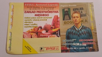 GÓRNIK ŁĘCZNA - OKOCIMSKI BRZESKO 30-05-1998