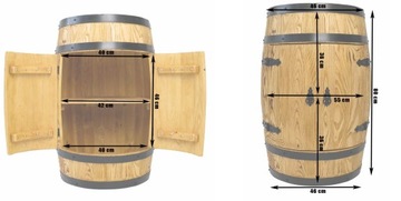 Желтая деревянная бочка, Bonanza Wood.