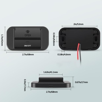 РАЗЪЕМ ДЛЯ БЫСТРОЙ ЗАРЯДКИ ДЛЯ АВТОМОБИЛЬНОЙ МОНТАЖНОЙ ПАНЕЛИ QC 3.0 PD 3.0 2 ШТ.