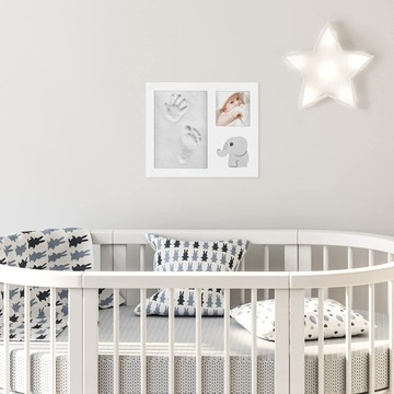 ОТПЕЧАТ РУКИ ДЕТСКОГО СЛЕДА СУВЕНИРЫ ИЗ ГЛИНЫ РАМКА