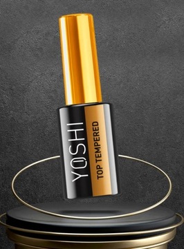 YOSHI Top Tempered UV/LED Гибридный жидкий лак для ногтей с закаленным стеклом, 10 мл