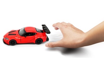 AUTO METALOWE TOYOTA SUPRA GR RACING CONCEPT SAMOCHÓD MODEL KINSMART 1 36