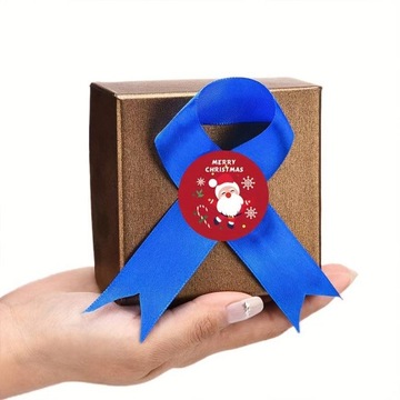 ДЕКОРАТИВНЫЕ РОЖДЕСТВЕНСКИЕ НАКЛЕЙКИ В РУЛОНЕ ЭТИКЕТКИ ДЛЯ РОЖДЕСТВЕНСКОГО ПОДАРКА 500 шт.