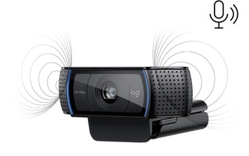 ВЕБ-КАМЕРА LOGITECH C920 PRO FULL HD 1080p С ОБНАРУЖЕНИЕМ ДВИЖЕНИЯ